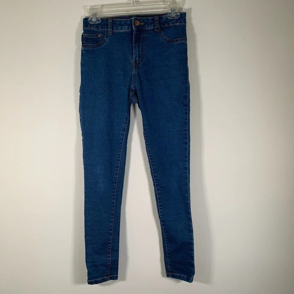 Denim & Co Jeans Women’s 6 Medium Wash Mid Rise Skinny Leg Jeggings